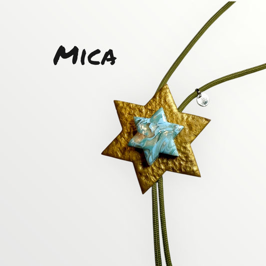 Bolo tie: Mica