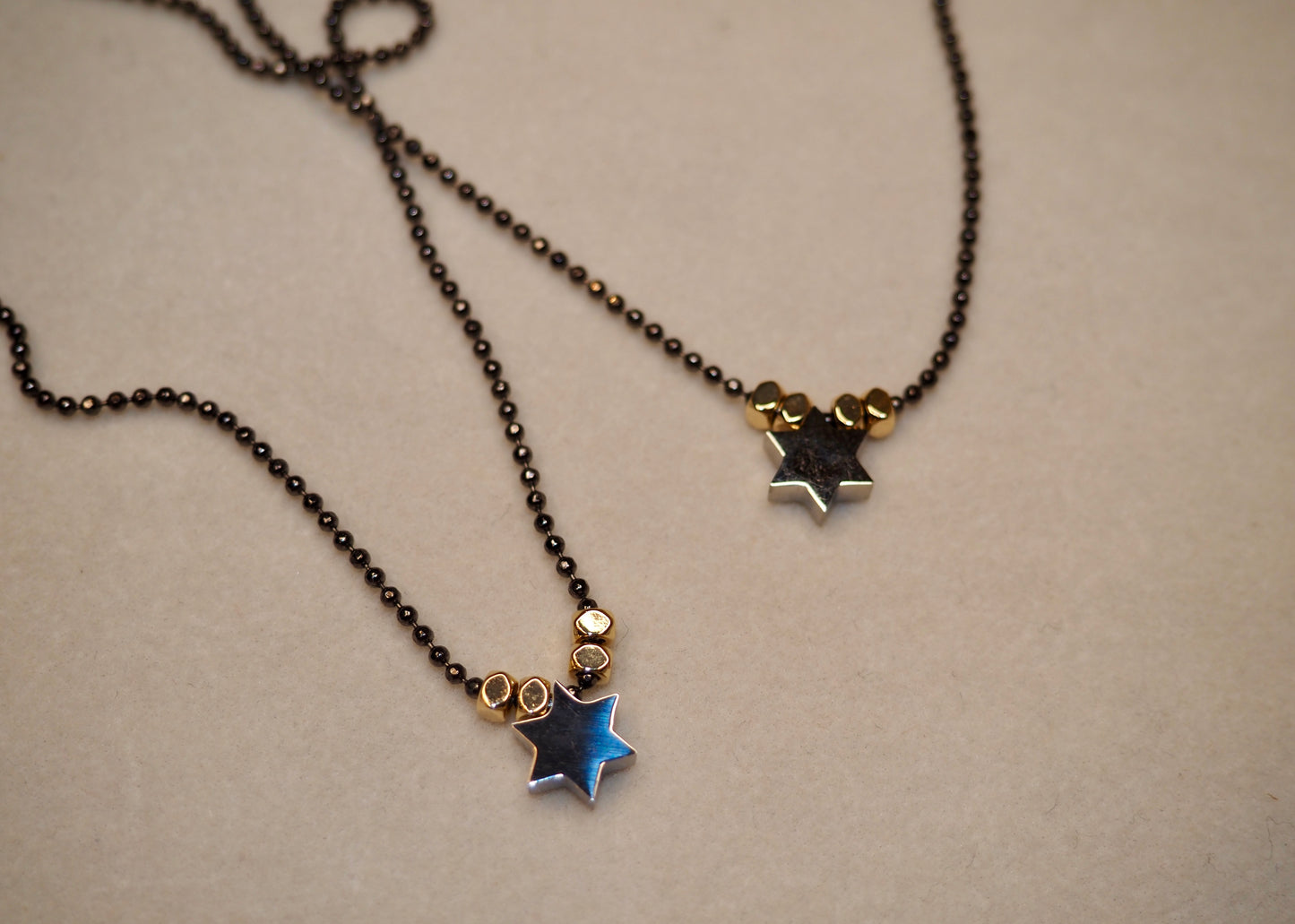 Ball chain Star of David necklace