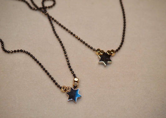 Ball chain Star of David necklace