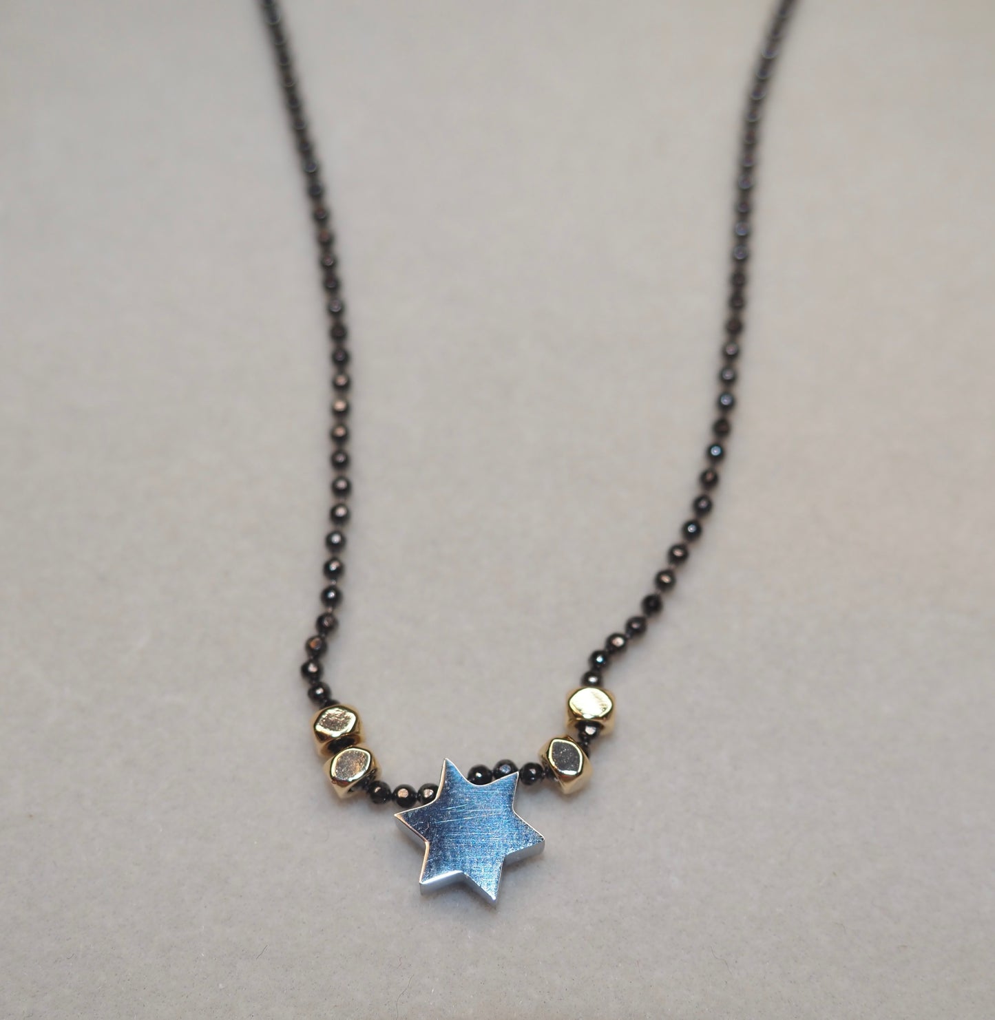 Ball chain Star of David necklace