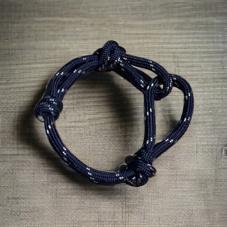 Navy Sliding Knot Bracelet