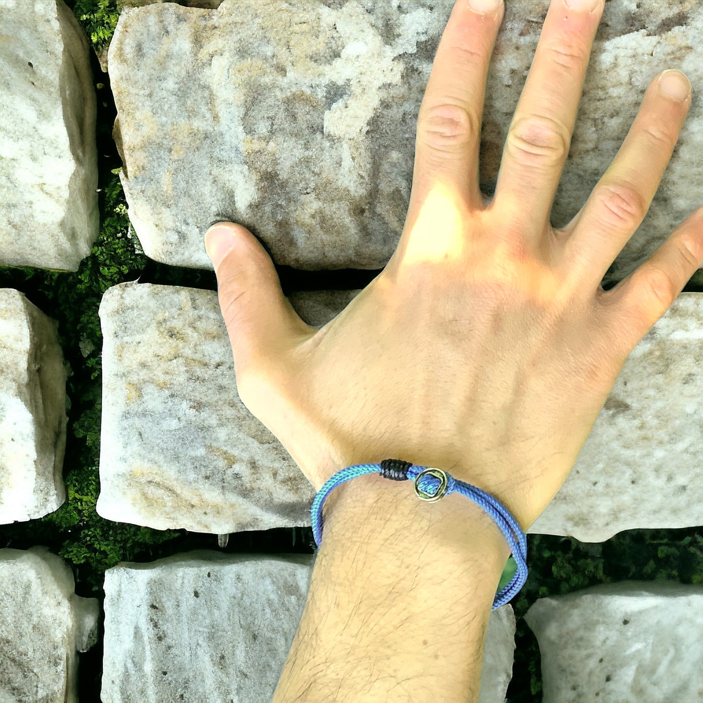 Thin Blue Paracord Bracelet