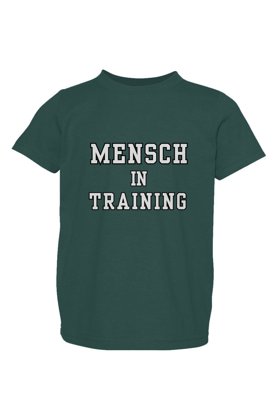 Mensch in Training Toddler/Little Kids Forest Green