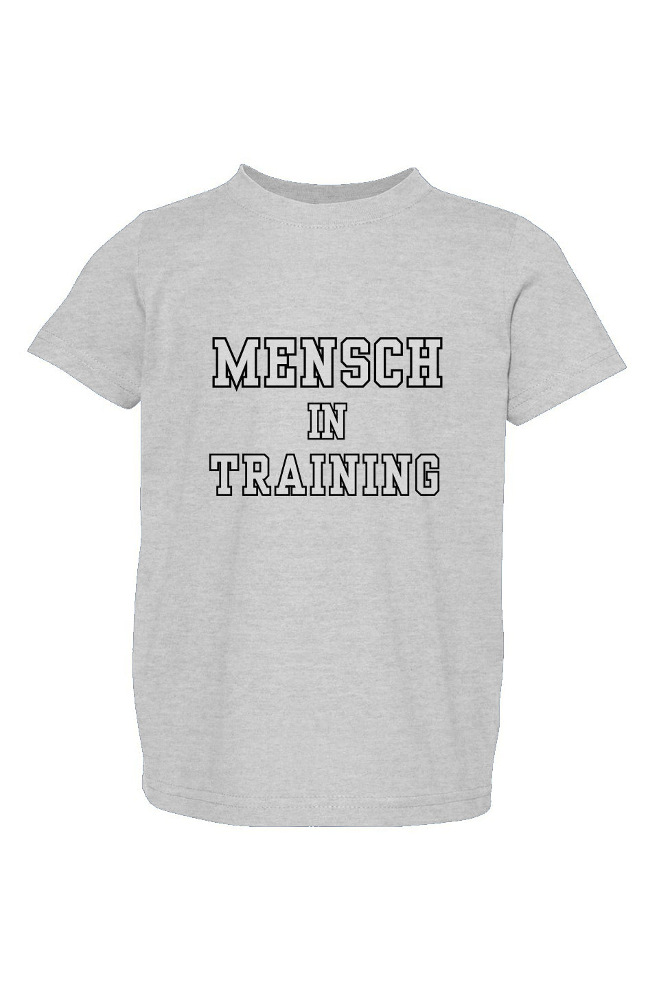 Mensch in Training Toddler/Little Kids Ash Grey