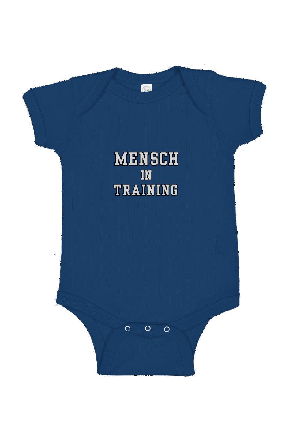 Mensch in Training bodysuit royal blue